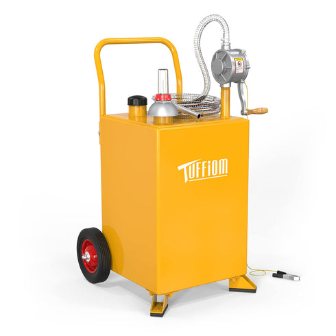 TUFFIOM 20/30/35 Gallon Portable Fuel Storage Tank with Wheels